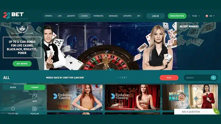 22bet image 3